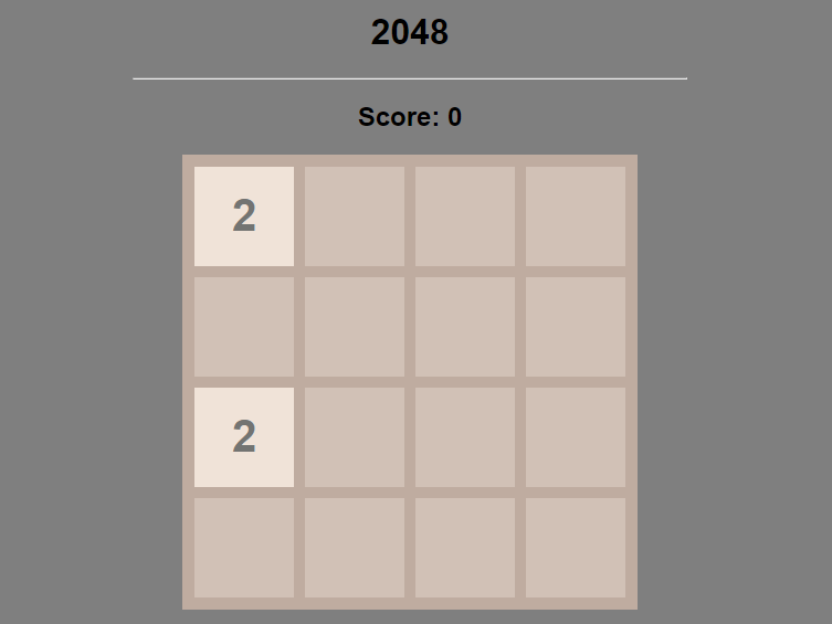 2048 Game